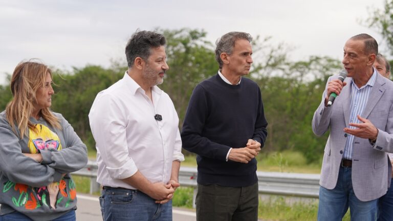 Merlo: se inauguró un tramo de la Autopista Presidente Perón