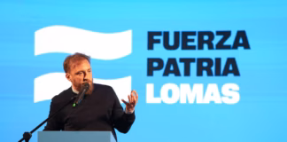“La Fuerza de la Comunidad o la motosierra”: Otermín lanzó la campaña en Lomas de Zamora