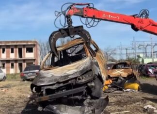 Seguridad y limpieza en Hurlingham: En dos meses se compactaron más de 200 vehículos en desuso