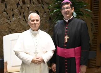 El Obispo auxiliar de Lomas de Zamora se reunió con el Papa León XIV en el Vaticano